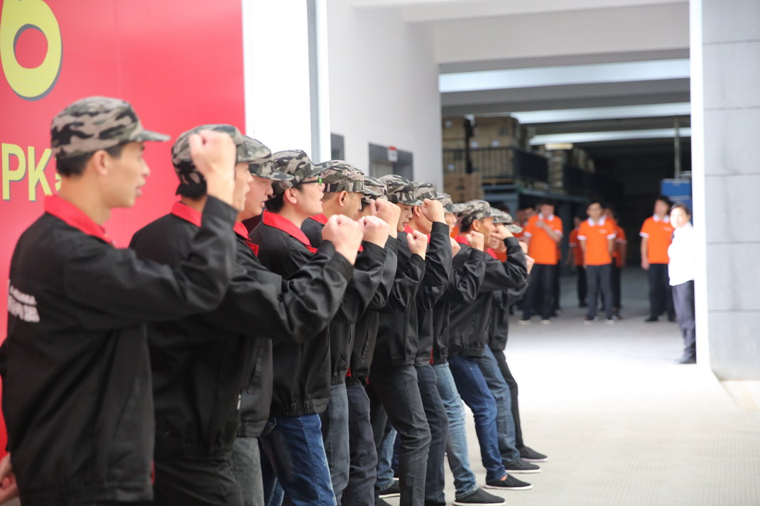 “亮劍，2016”——暨科恩第二屆動力落地晨會PK大賽