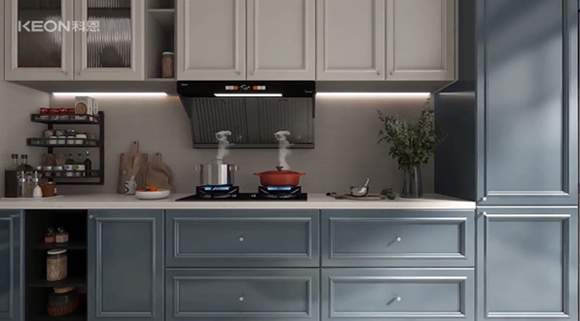 廚房zui潮搭配！科恩6550+KN700金剛防爆灶！