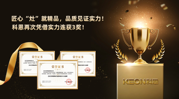 匠心“灶”就精品，品質(zhì)見證實(shí)力！2023年，浙江科恩電器有限公司再次憑借實(shí)力連獲3獎(jiǎng)！